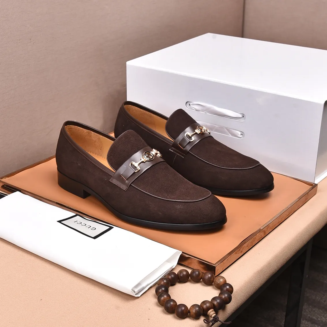 Men's shoes💰540📛📛Original (water-dyed cowhide) Gucci GUCCI official website formal shoes🌀 Italian🇮🇹imported cowhide➕top imported water-dyed cowhide lining💋Finely handmade original bottom, the real thing looks better when photographed in person Standard size 38-44